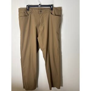 Men's Lululemon Tan Performance Pants Sz 40x32